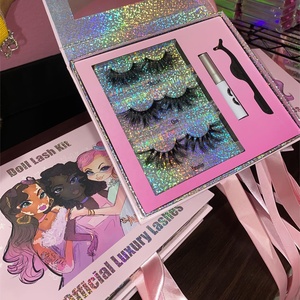 Boîte d'emballage personnalisée pour cils <span class=keywords><strong>Bratz</strong></span>, boîte en papier pour maquillage, cosmétiques, emballage de cils - Product Image 2