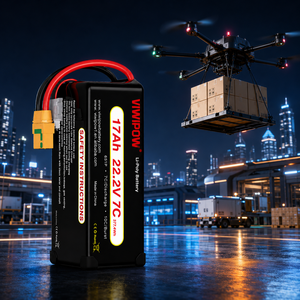 Baterai LiPo 17Ah 6S Kapasitas Besar Kelas Industri 22.2V 7C untuk Sel Daya Isi Ulang Baterai LiPo Drone Logistik Pengiriman - Product Image 5