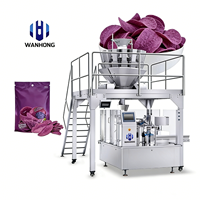 Machine d'emballage entièrement automatique pour sacs préformés avec fonction d'impression de date et d'ouverture par fermeture éclair