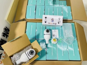 Bóng Đèn Theo Dõi Tự Động Oem/Odm V380 Pro Cctv 1080P 2mp Bóng Đèn Ẩn Thân Vô Hình <span class=keywords><strong>Camera</strong></span> Quan Sát Ban Đêm Màu Thông Minh V380 Mini - Product Image 2