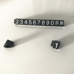 <span class=keywords><strong>Mini</strong></span> Đứng Miễn Phí Nhựa Giá Thẻ Giá Cubes Cho Hiển Thị Bán Lẻ Với Số Dập Nổi - Product Image 3