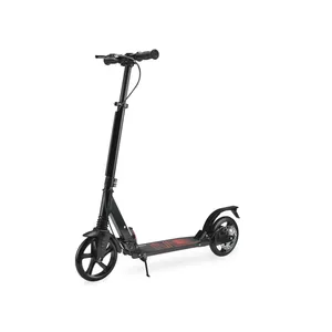 Double Suspension Folding Adult Kick Scooter with Disc Brake