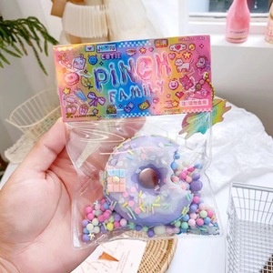 Hot Selling TPR Simulation Colorful Bread Doughnut Hand Relax Relieve Knead <b>Squeeze</b> Sensory Toys for Kids Boys and Girls - Product Image 4