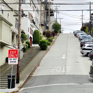 Señal de salida solo no entrar-Aluminio de 18x12 pulgadas-Protección UV resistente a la intemperie para la seguridad de las instalaciones del almacén - Product Image 1