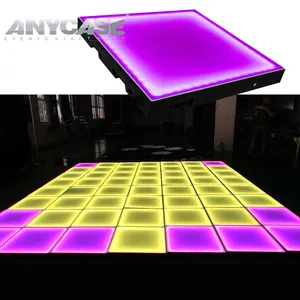 二手ANYCASE黑色插头电源折叠贸易展览检查器3D跳舞地板发光二极管屏幕
