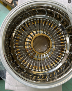 ล้อแม็กซ์ Dayton Styles 13/14/15 นิ้ว แบบ Reverse All Chrome / Triple Gold / All Gold Wire Wheels - Product Image 5