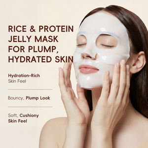 Masque en gelée au collagène de riz LAIKOU 30g, hydratation intense, peau lisse et éclatante, masque facial au riz fermenté - Product Image 5