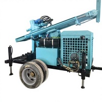 Plateforme de forage de puits d'eau sur roues RYX sur mesure avec moteur diesel, carottage, profondeur de forage max. 350 m, pompe à eau la plus vendue