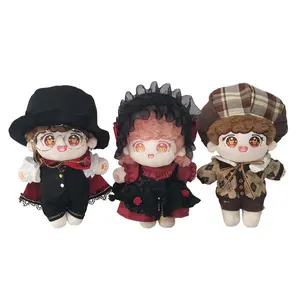 High Quality Custom Super Soft Fabric Plush Dolls Baby Soft Plush Stuffed Dolls Printed For Kids