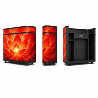 Écran LED incurvé large Chengvision RE77 pour comptoir d'accueil, 2560x960 P1.5/P1.86/P2.0/P2.5 GOB 3840Hz IP43 WiFi pour affichage de réception