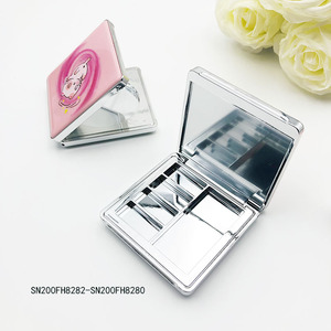 Palette de fards à paupières multichromes, boîte compacte vide pour poudre, boîte magnétique, boîte compacte pour poudre, emballage avec miroir - Product Image 6