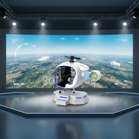 Simulador de Vuelo de Realidad Virtual de 360 Grados, Simulador de Helicóptero 9D VR de 2 Plazas