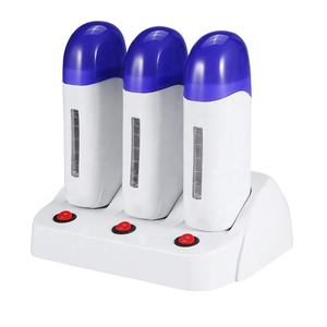 Kit de <span class=keywords><strong>Cera</strong></span> para depilación en casa, máquina de encerado de aluminio portátil, rodillo calentador de <span class=keywords><strong>Cera</strong></span> eléctrica para depilación, 100W - Product Image 2