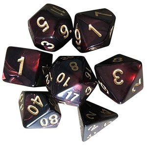 Set di dadi poliedrici in acrilico 5*7 pezzi Dungeons 16mm e draghi dadi con custodia gratuita per giochi <span class=keywords><strong>D</strong></span> & <span class=keywords><strong>D</strong></span> Pole - Product Image 1