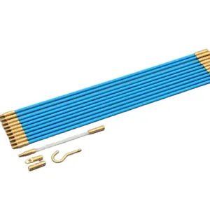 Peixe Tape Cabling Rods Fibra De Vidro Cabo Elétrico Threader Correndo Extrator no Caso
