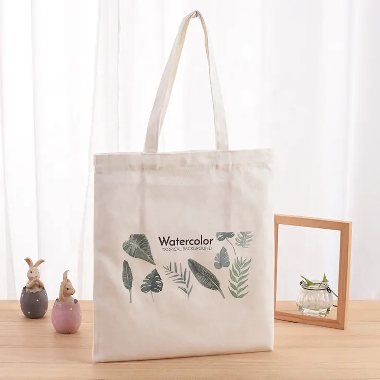 Yaratıcı tasarım ücretsiz örnek taşınabilir pamuk tote çanta kanvas çanta alışveriş çantası custom made