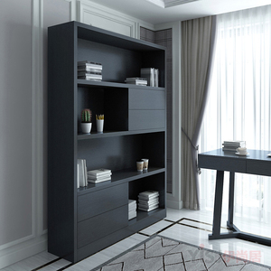 almacenamiento de material de madera, estilo nórdico, la computadora de escritorio de los muebles de la habitación - Product Image 5