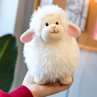 Vente en gros personnalisé nouveau blanc mignon en peluche chèvre jouet doux agneau animal en peluche debout mouton doux poupée cadeau d'anniversaire pour hommes et femmes