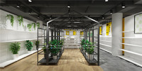 Aménagement de magasins modernes, concept de centre commercial, conception personnalisée de la disposition des commerces de détail, plan d'étage de supermarché, mobilier de magasin de détail