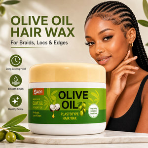 Cera per Capelli all'Olio d'Oliva per Trecce, Dreadlock e Bordi, Tenuta a Lunga Durata, Finitura Liscia, Senza Residui, Cera Modellante per Capelli - Product Image 1