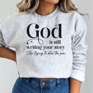 La bibbia a trasferimento termico DTF Wondove Christian da 11 pollici che stampa il ferro da stiro su dio sta ancora scrivendo il Design degli adesivi della tua storia - Product Image 4