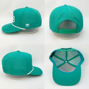 หมวกเบสบอล Gorras หมวกเบสบอลปักลายตัวอักษร5แผงกันน้ำมีโครงสร้างเชือกวิ่งกีฬากำหนดได้เอง - Product Image 3