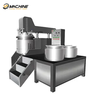 VP High quality paste cosmetic homogenizer mixer vacuum emulsifying mixing machine for face cream lotion with double jacketed