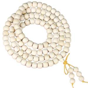 Pulsera de Bambú con 108 Cuentas en Forma de Barril, Color Natural, para Hombre y Mujer - Product Image 4