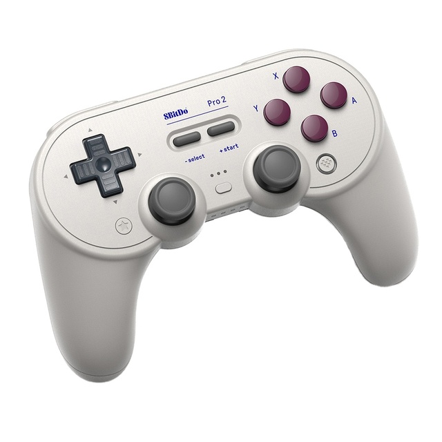 8Bitdo Pro 2 Wireless BT Controller for Switch PC Android MacOS and Steam (G Classic Edition)
