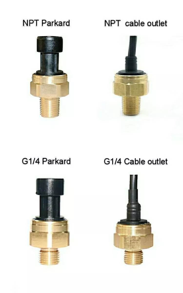 0.5-4.5V G1/4 1/4NPT Brass Pressure Sensor For HVAC/Air Compressor