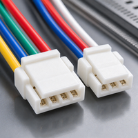 Kabel Harness Konektor Terisolasi PBT BeiXing Custom JST GH 1.25mm dengan Terminal Jantan/Betina untuk Aplikasi Komputer & Elektronik