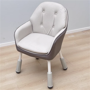 Ghế trang điểm phòng ngủ hiện đại, kiểu dáng dễ thương, thiết kế lưới, có thể nâng hạ, bán buôn, dành cho nhà ở và văn phòng - Product Image 3