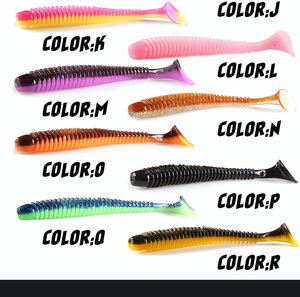 Supercontinent Hot <span class=keywords><strong>Impact</strong></span> Ring <span class=keywords><strong>Shad</strong></span> Leurre De Pêche Doux 63mm 80mm 97mm Appâts En Plastique Swimbait Jigging Leurre Appât Perche Leurres - Product Image 5