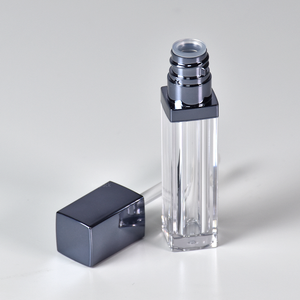 Tabung <span class=keywords><strong>Lipgloss</strong></span> Plastik Bening Persegi 5.5ml Mewah, Wadah Kemasan Kosmetik Kosong untuk <span class=keywords><strong>Lip</strong></span> <span class=keywords><strong>Gloss</strong></span> - Product Image 6