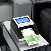 Détecteur portable multifonction EC350 UV MG1/MG2 IR DD pour la détection de devises, avec écran LCD, batterie lithium-ion, pour plastique et métal