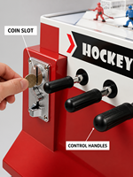 Table de hockey sur dôme, jeu d'arcade à monnayeur, hockey sur bulles pour centre commercial