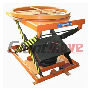 Giant-Move 500kg Stationary Loading Air Pneumatic Lift Table, Scissors Lift Table Pneumatic