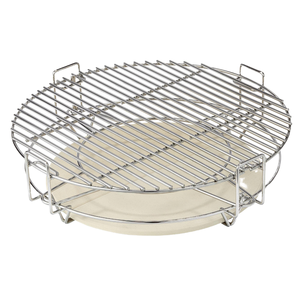 2025 <span class=keywords><strong>Toro</strong></span> Kamado accesorio de cerámica blanca China Divide Conquer sistema de cocina juegos de herramientas de Metal para carbón de 16 pulgadas-26 pulgadas - Product Image 4