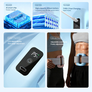 Mini Pistola de Masaje Inteligente con Pantalla Digital, Pistola de Masaje Fascial Eléctrica Inalámbrica para Relajación Muscular del Cuello y Hombros, Fitness en Casa - Product Image 2