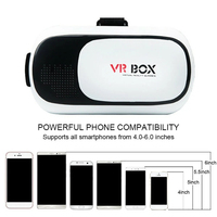 Lunettes de réalité virtuelle VR BOX, casque de jeu immersif pour films, compatible avec les smartphones IOS et Android, divertissement portable à domicile