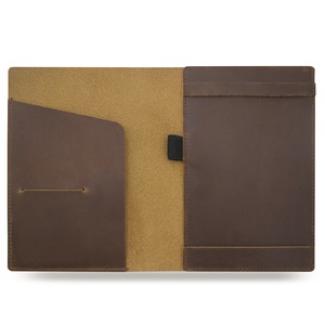 Boshiho Customized Scorecard Holder <b>Golf</b> Yardage Book Holder Cover Custom Logo Cowhide Leather <b>Golf</b> Scorecard Holder - Product Image 2