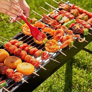 Barbecue au charbon de bois portable, pliable, sans fumée, multifonctionnel, avec <span class=keywords><strong>plateau</strong></span> à charbon extractible, pour la maison, le camping en plein air, les pique-niques - Product Image 2
