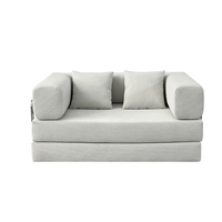 Sillón Cama Convertible Compacto y Plegable, Fácil de Montar, Esponja de Alta Resiliencia, Sofá Cama Multifuncional para Dormitorios y Estudios