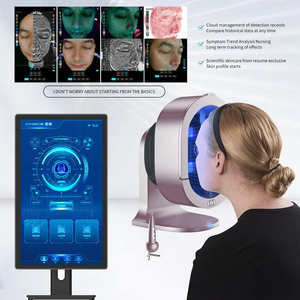 Analyse intelligente de la peau par IA <span class=keywords><strong>2025</strong></span>, scanner facial de bureau S5 36 millions de pixels, diagnostic facial, du cuir chevelu et des yeux, salon de beauté - Product Image 4