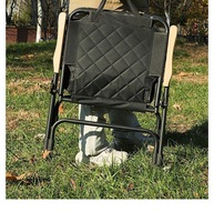 Chaise pliante Kermit pour l'extérieur, chaise de plage, de camping, de pique-nique, table portable, chaise en tissu Oxford, style glamping, chaise longue