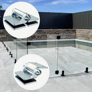 Cerniera a molla in acciaio inox 316 Aleader Modern <span class=keywords><strong>per</strong></span> ringhiera balcone, da vetro a vetro - Product Image 3