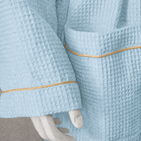 Peignoir de bain absorbant personnalisé pour hôtel et spa, avec col kimono, pour femme, chaud, style boutique, commande en gros