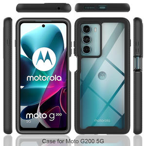 Funda completa transparente para teléfono móvil, carcasa trasera dura para <span class=keywords><strong>motorola</strong></span> one fusion plus g stylus 5g edge 20 pro, 360 - Product Image 1
