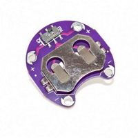 Interrupteur marche-arrêt 20mm Pile porte-pile Module d'horloge Module de montage de batterie CR2032