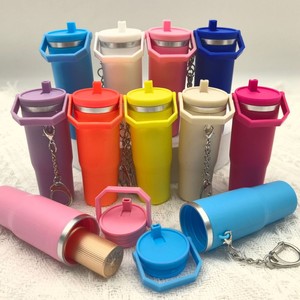 תליון מקלדת סיטונאית stanley קישוט תכשיטים מיני קישוט מצופה אופנה 5 x9.5 ס "מ פלסטיק טאמבלר יכול לשים שפתון - Product Image 2